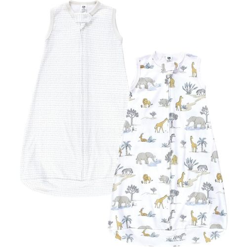 Hudson Baby BabyCotton Long-Sleeve Wearable Sleeping Bag, Sack, Blanket