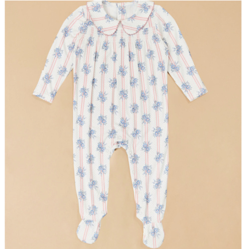 Sia Stripe Rose Footie