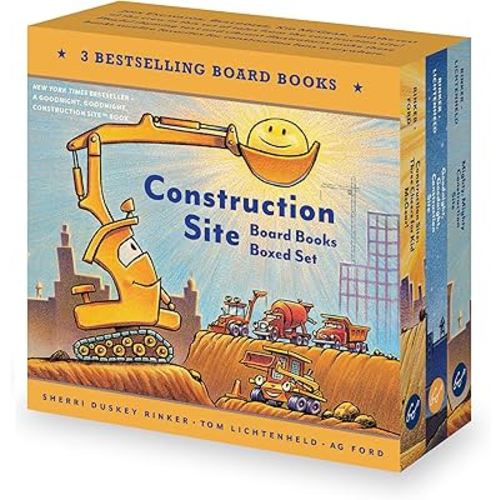 Construction Site Board Books Boxed Set (Goodnight Construction Site)