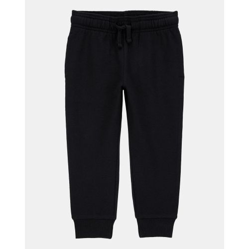 Toddler Boy Pull-On Drawstring Joggers - Black - 4T