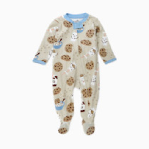 Honest Baby Clothing Organic Cotton Sleep & Play - Milk N Cookies, 0-3 M