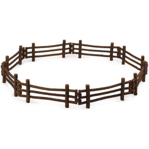 CollectA Wildlife - Log Fence Circle #89463 - 8 Pieces