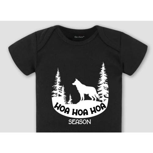 Twilight Wolf Baby Bodysuit: Nerdy Gift for Girls & Boys