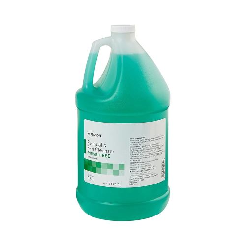McKesson Perineal Skin Cleanser, 1 Gallon [Pack of 1] Rinse-Free Body Wash for Incontinence or Ostomy Care, Herbal Scent