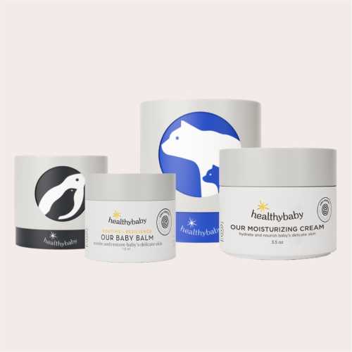 Our Moisturizing Cream and Baby Balm Duo