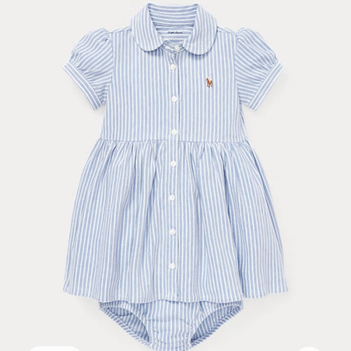 Striped Knit Oxford Dress & Bloomer | Ralph Lauren