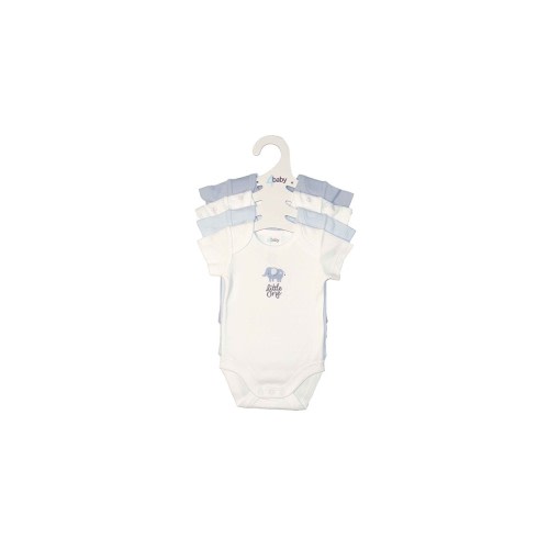 4baby Bodysuit 4 Pack Elephant Mutli | Baby Bunting AU