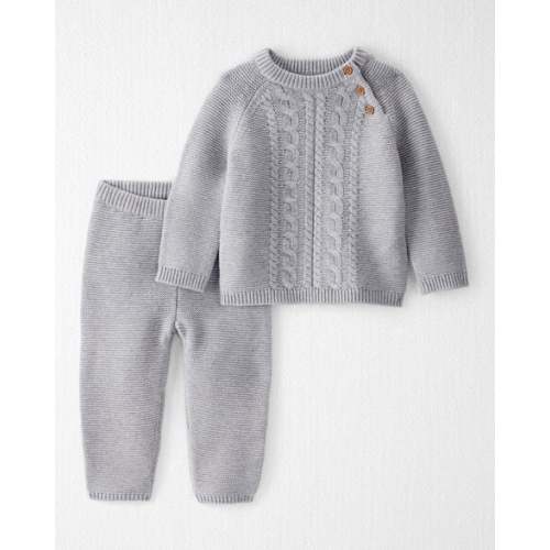 Baby 2-Piece Organic Cotton Cable Knit Sweater Set - Little Planet | Carter's