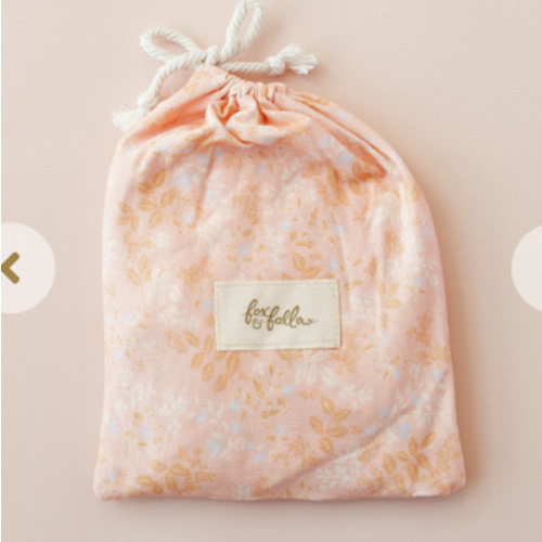 Wild Peony Organic Fitted Cot Sheet