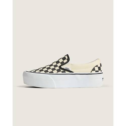 Vans | Classic Slip-On Stackform Checkerboard Black/Classic White Shoe