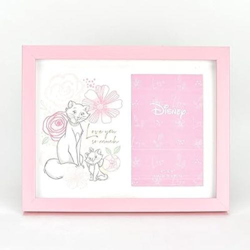 Love You So Much Marie and Duchess Aristocats 4" x 6" Photo Frame - Perfect for Children, New-Born Baby or Baby Shower Event - Officially Licensed