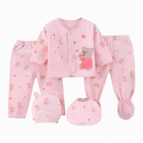 Newborn Girl Clothes Preemie Baby Outfit 0-3 Months Pants Layette New Born Boy Clothing Set 7PCS