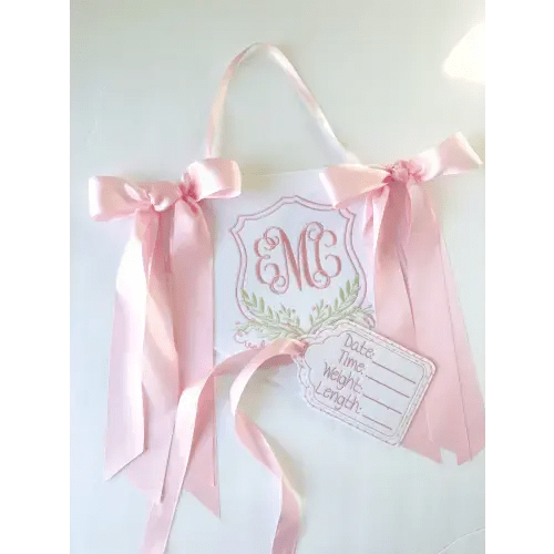 Baby Name Stem and Berry Pendant with Tag – Little Happies