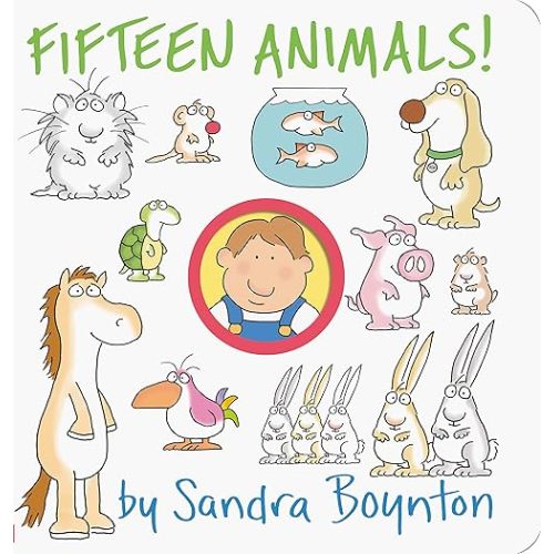 Fifteen Animals! (Boynton on Board) Board book – Picture Book, October 8, 2008
