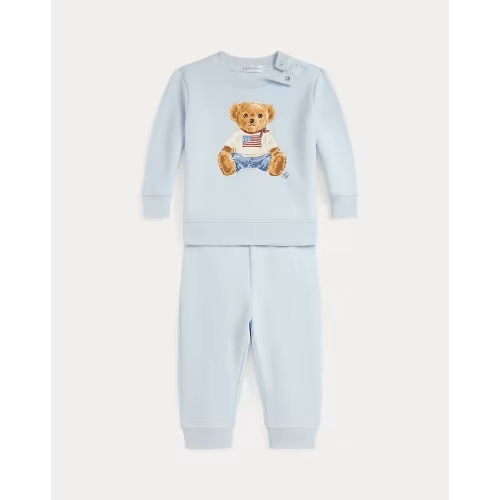 Polo Bear Fleece Sweatshirt & Pant Set