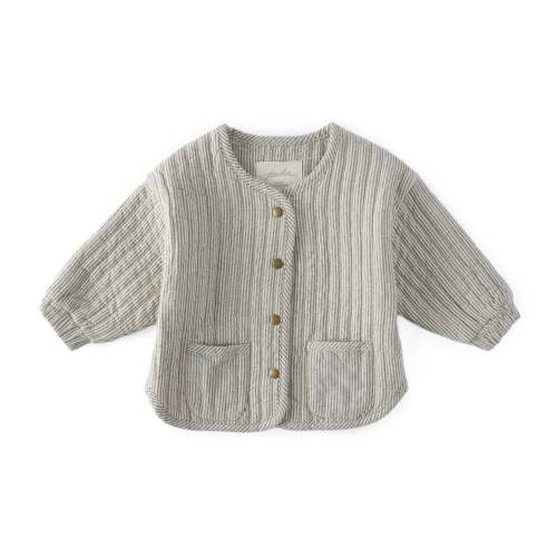 Railroad Quilted Jacket - Railroad Stripe – Pehr