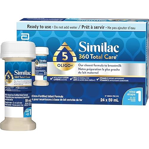 Similac 360 Total Care Step 1 Ready-To-Feed 24x59mL Bottles