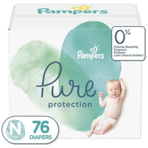 Pampers Pure Protection Diapers Super Pack - Newborn - 76ct