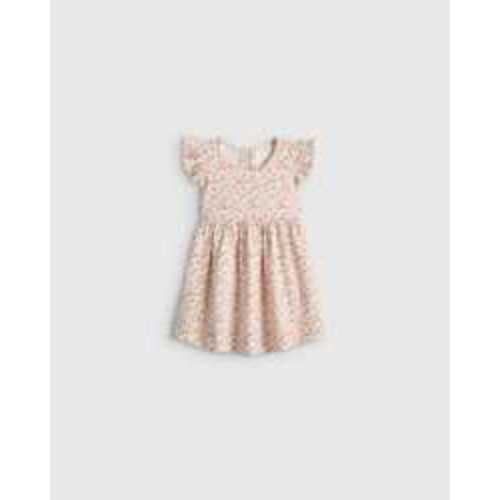 Organic Cotton Sleeveless Ruffle Dress - Baby Girl in Strawberries