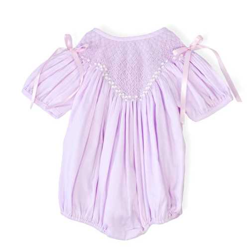 Delilah Heirloom Smocked Bubble
