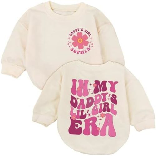 Custom Daddy's Little Girl Bubble Romper, Daddy's Girl Baby Outfits, Daddys Girls Baby Clothes, Daddys