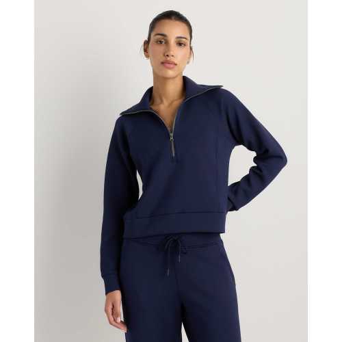 CloudComfort Half Zip Sweatshirt in Deep Navy