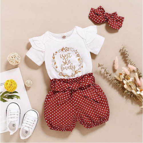 Baby Girl Clothes Infant Newborn Girl Outfits Summer Clothes Romper Short