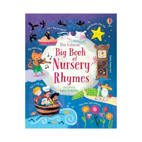 Big Book of Nursery Rhymes - (Big Books) by Felicity Brooks (Board Book)