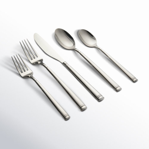 Cambridge Silversmiths Emmy 20 Piece Flatware Set & Reviews | Birch Lane
