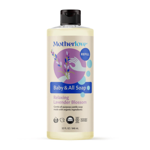 Motherlove Baby & All Non-Toxic Foaming Castile Soap | Relaxing Lavender Blossom
