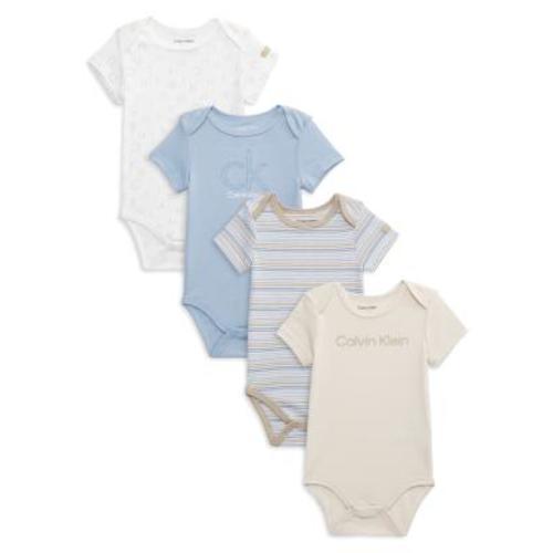 Baby Boy's 4-Pack Logo Bodysuit
