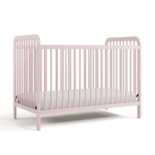 Storkcraft Pasadena 3-in-1 Convertible Baby Crib, Blush