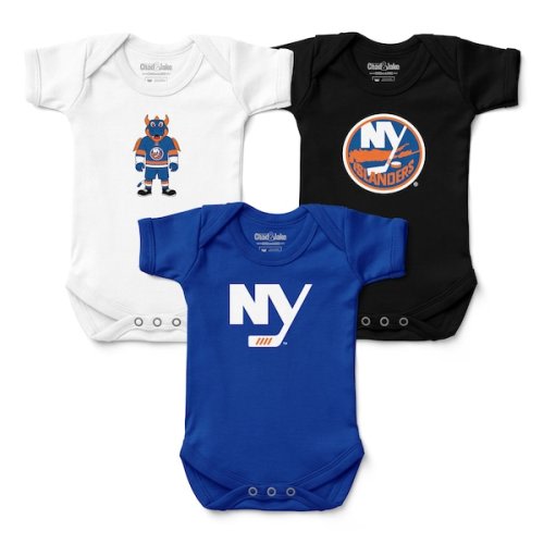 Infant New York Islanders Chad & Jake Three-Pack Bodysuit Set