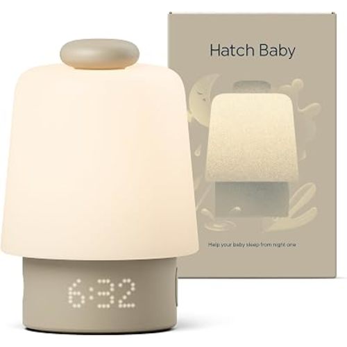 Hatch Baby Sound Machine & Night Light Routine Builder (Greige)