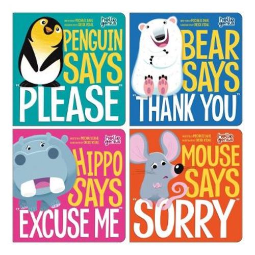 Kaplan Early Learning First Manners Board Books - Set of 4