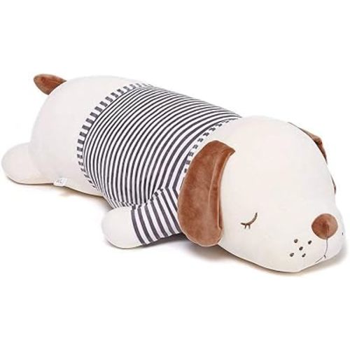Niuniu Daddy 15" | 1.9 Pound Plush Puppy Weighted Stuffed Animal Soft Plush Toy Dog Cute Cuddle Hugging Pillow, Body Pillow Birthday Gift for Kids Adults Girls Boys