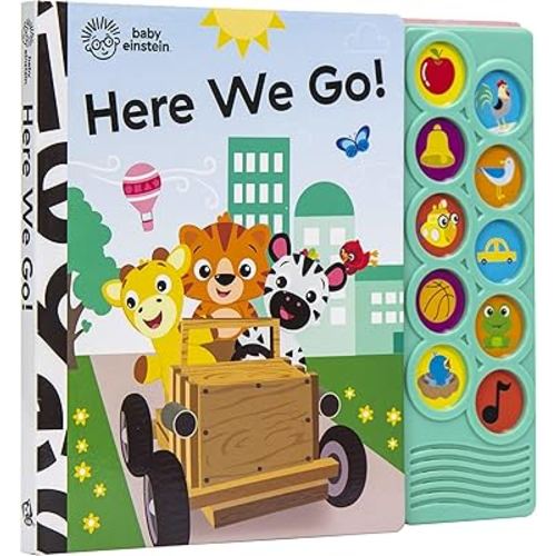 Baby Einstein - Here We Go! 10-Button Sound Book - PI Kids (Play-A-Sound)