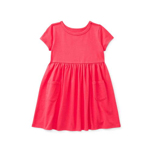 Wonder Nation Toddler Girls Play Dress with Short Sleeves, Sizes 12M-5T