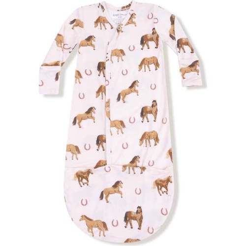Bundle Gown Horses, Pink - Angel Dear | Maisonette