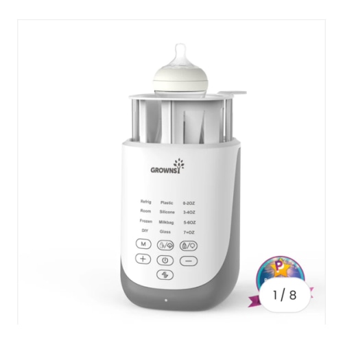 10-in-1 Fast Baby Bottle Warmer with Smart Auto-Lift
