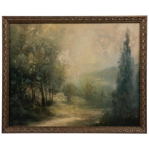 Morning Mist Forest Wood Wall Decor