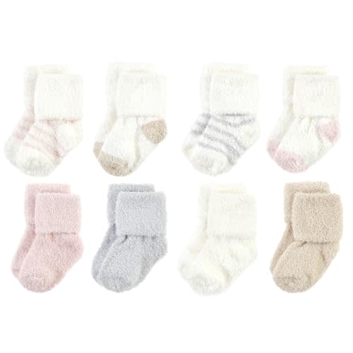 Hudson Baby Baby Girls' Cotton Rich Newborn and Terry Socks