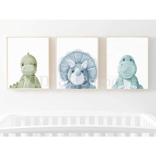 Boys Wall Art, Set of Dinosaur Prints, Dinosaur Sketch, Dinosaur Drawings, Baby Dinosaur Nursery Set, Dinosaur Kids Art, Dinosaur Drawings,