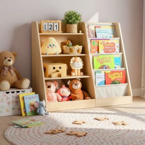 AZL1 Life Concept 4 Tier Kid Wooden Bookshelf
