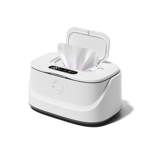Baby Wipe Warmer, Large Capacity Wipes Dispenser and Diaper Wipe Warmer with Night Light and Temperature Display, 3-Level Fast and Even Heating, Vehicle and Home Use