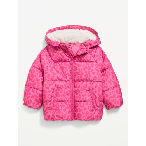 Water-Resistant Puffer Jacket for Toddler Girls