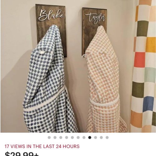 3D Farm style Custom hooks, Wood Bathroom sign, Back Pack Hooks, Kids Name Sign, Towel Holder, Towel Rack, Bathroom Hooks, Stocking Hook