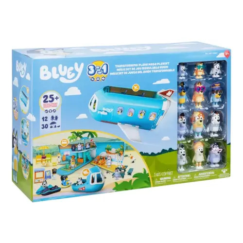 Bluey 3 in 1 Transforming Plane Mega Playset | Costco