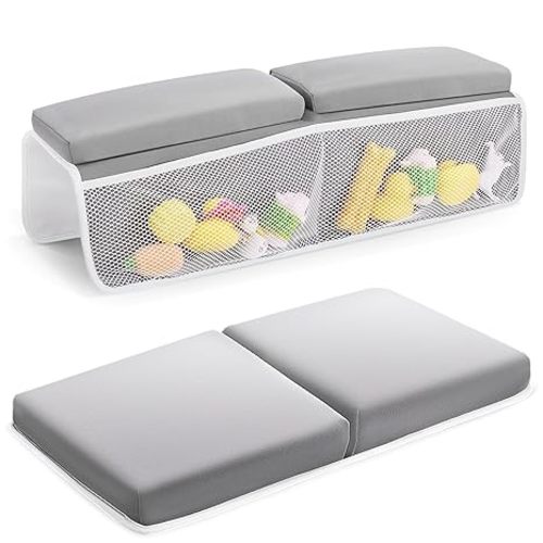 Baby Bath Kneeler and Elbow Rest Pad Set, Bathtub Kneeling Pad, Baby Accessories for Bath, Relieve Your Knees and Elbows