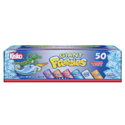 Kisko Giant Freezies, Variety Pack, 5.5 oz, 50-count | Costco